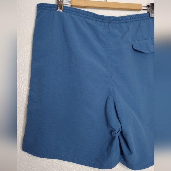 Patagonia Men's Blue Drawstring Outdoors Swim Trunks Shorts Size S - Picture 5 of 16